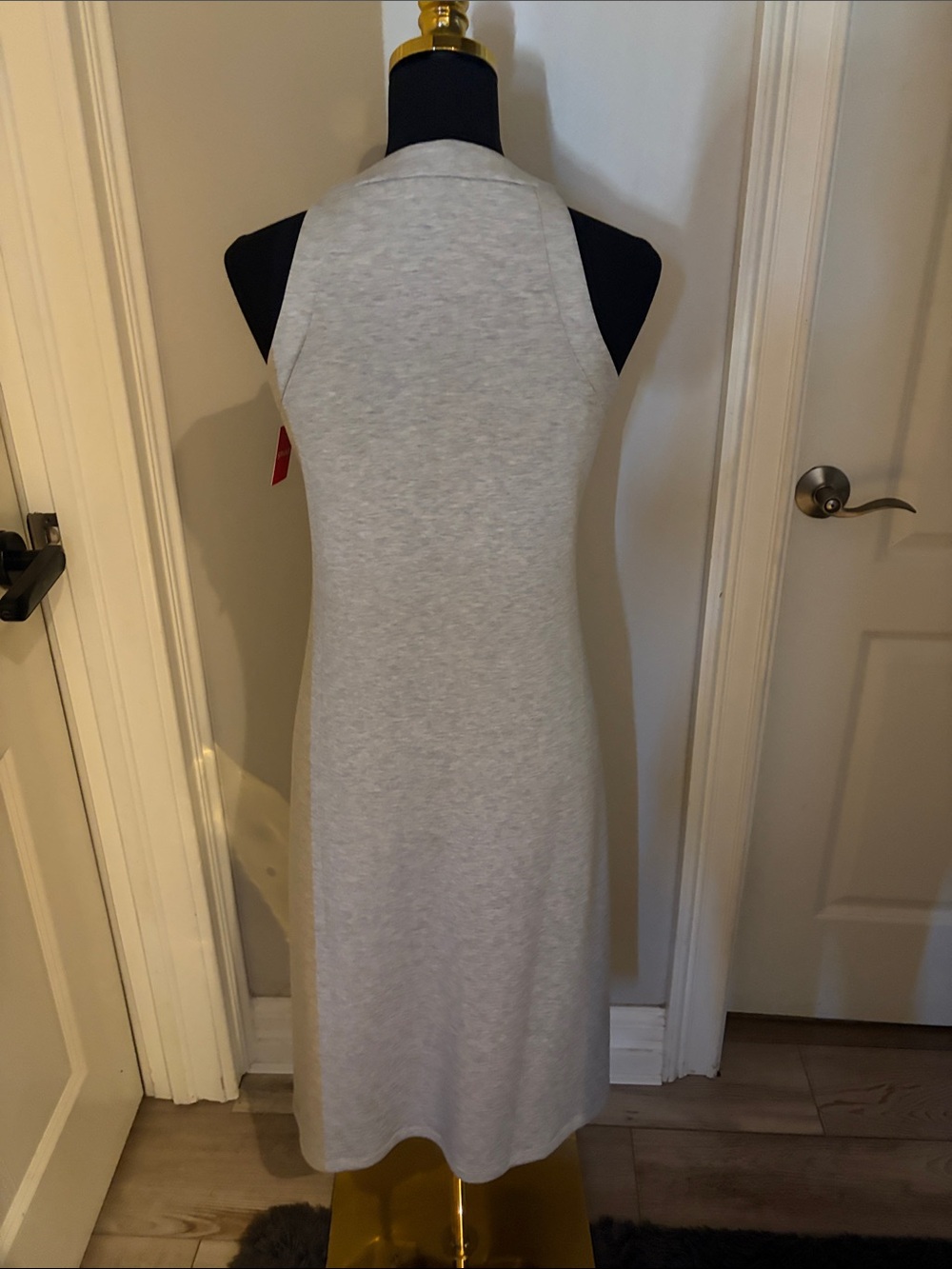 Spanx Air Essentials Grey Heather Tank Dress New Tags XS - Picture 5 of 6